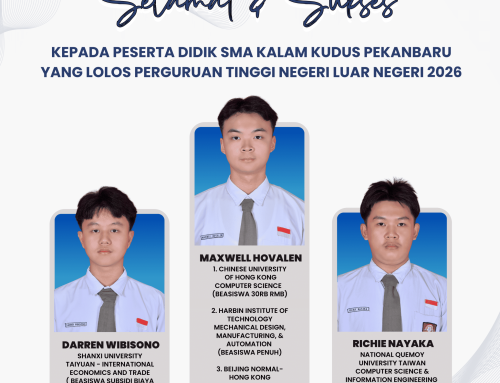 Dari Kalam Kudus untuk Dunia — Mengukir Prestasi Global, Menggapai Masa Depan Gemilang